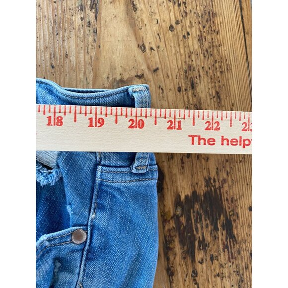 Torrid Womens 18R Distressed Boyfriend Straight Vintage Stretch Blue Denim Jeans - Picture 7 of 8